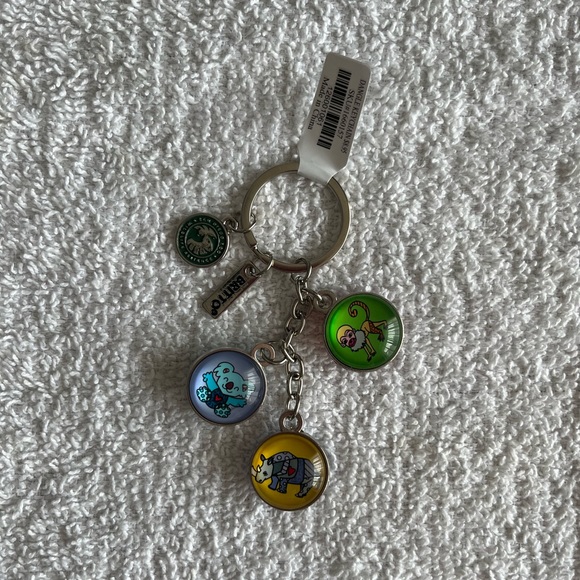 SDZWA X BRITTO Multicolor Animal Enamel Keyring Keychain - Picture 2 of 10